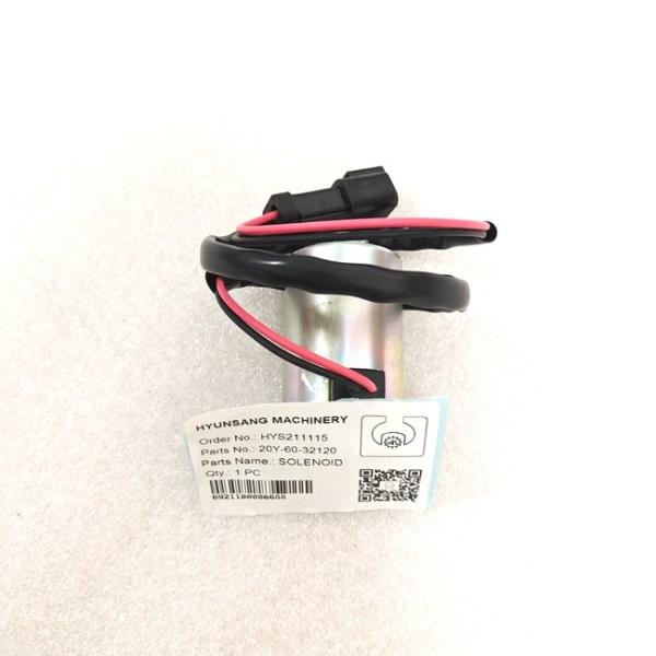 Buy cheap Solenoid 20Y-60-32120 20Y-60-32121 209-60-77250 Excavator Electrical Parts For Komatsu PC160 PC180 from wholesalers