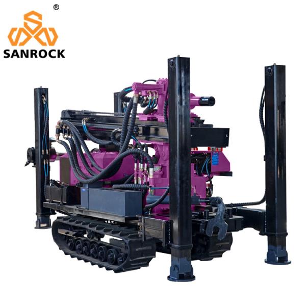 Buy cheap Drilling Depth 180m Water Well Drill Rig Crawler Borehole Drilling Machine from wholesalers