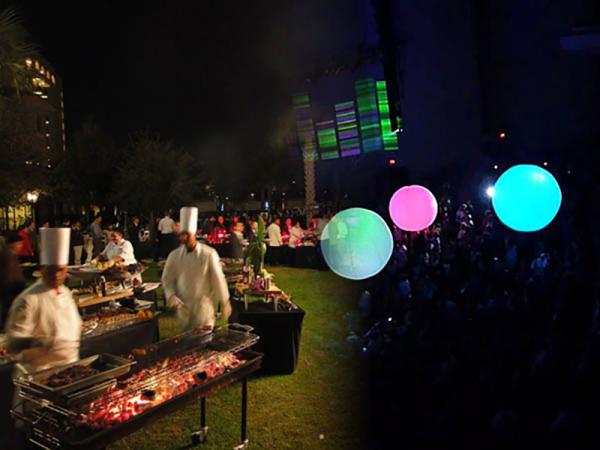 Buy cheap Event Illumination Balloon 800w Inflatable Led Light Party Shows Decoration from wholesalers