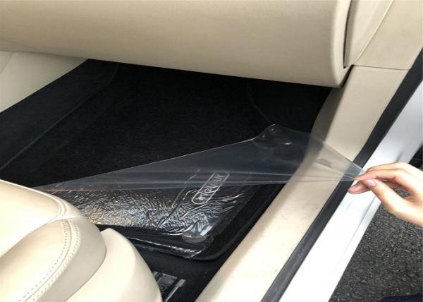 Polyethylene Protective Film / Solvent Adhesive Clear Carpet Protector Film For