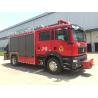 Buy cheap 4x2 Heavy Fire Truck , 310HP Emergency Rescue Truck With 5 Ton Crane from wholesalers