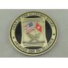 Buy cheap Personalized Antique Brass US Troop Brass Coin Soft Enamel 1.75 Inch from wholesalers
