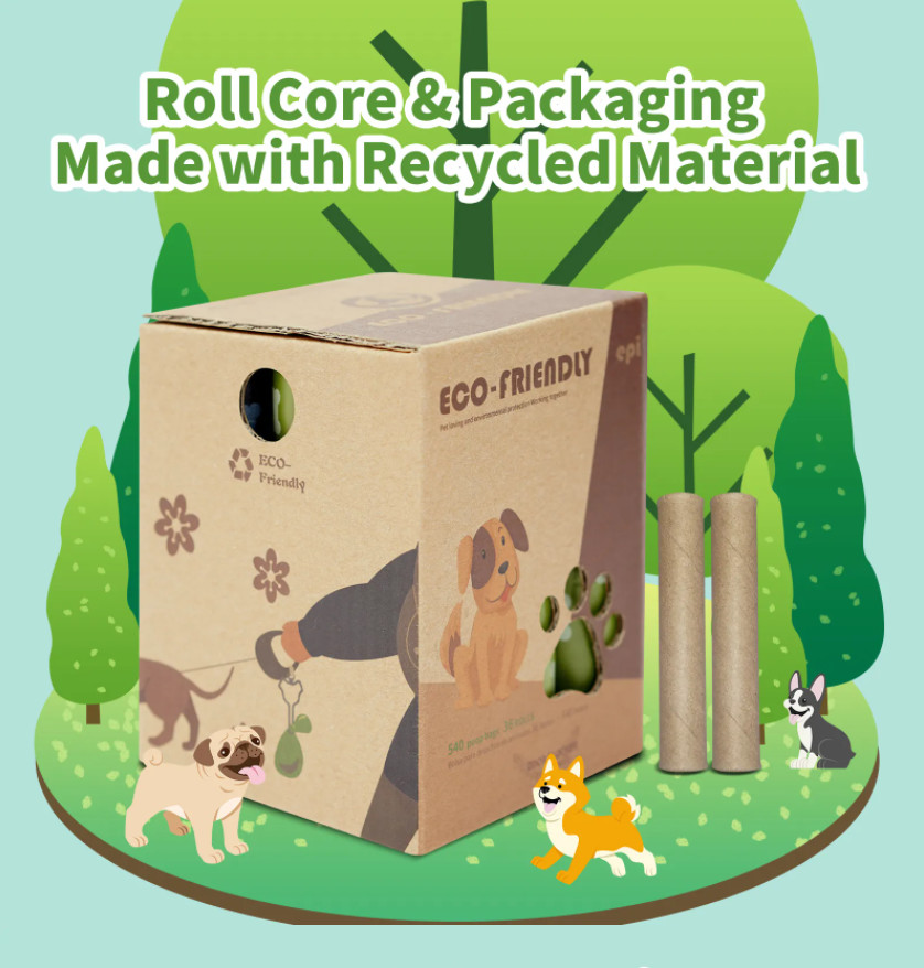 Eco Friendly Biodegradable Garbage Bags Compostable Degradable Poo Bags