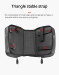 Bicycle upper tube bag mobile phone touch screen road bike mountain bike front