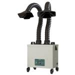 Portable 400*300*360mm Vacuum Fume Extractor Double Suction Arm