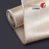 Buy cheap Caramelized Heat Treated Fiberglass Fabric Smoke Free 0.8mm Thickness from wholesalers