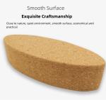 Oval Cork Yoga Brick Egg Cork Yoga Blocks For Seated Reclining Postures