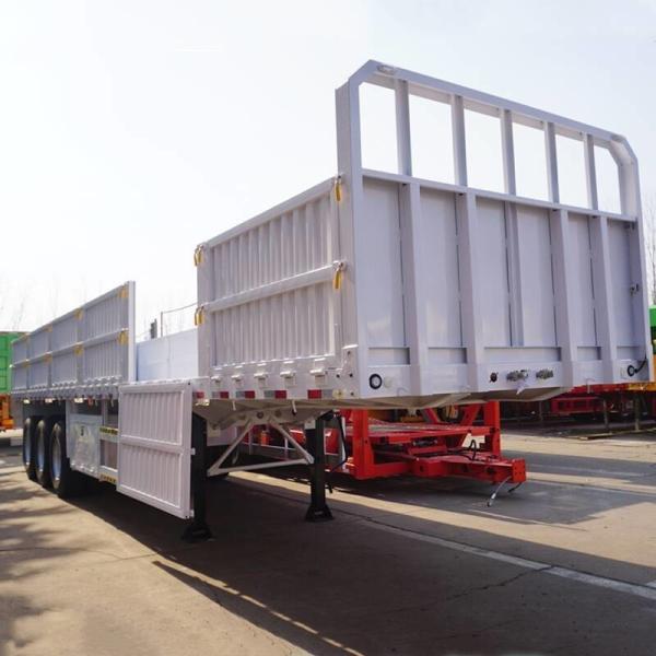 Buy cheap 40 Feet Drop Side Trailer Triaxle with Side Board from wholesalers