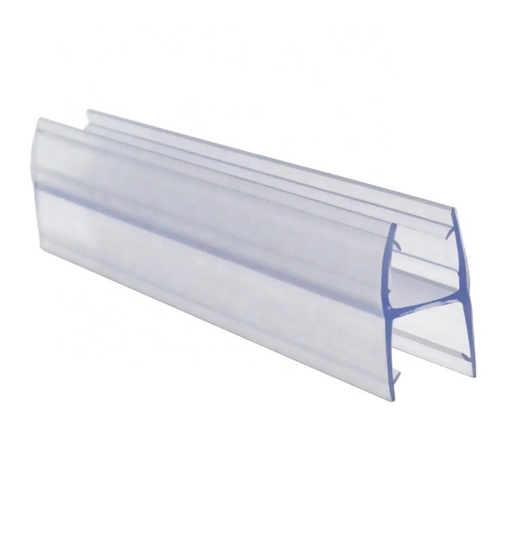 Silicone Curved Rubber Plastic Seal for Custom Shape H Shape PVC Bath Shower Screen
