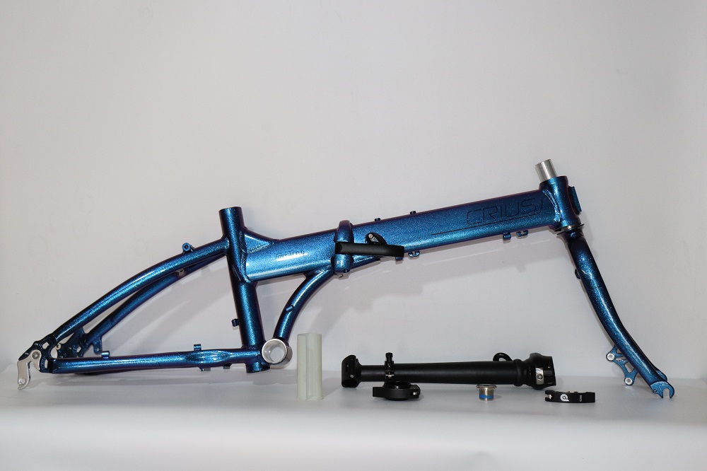 customized Yes 2900g Crius Custom 20 inch Aluminium Frame Folding Bike Bicycle Frame