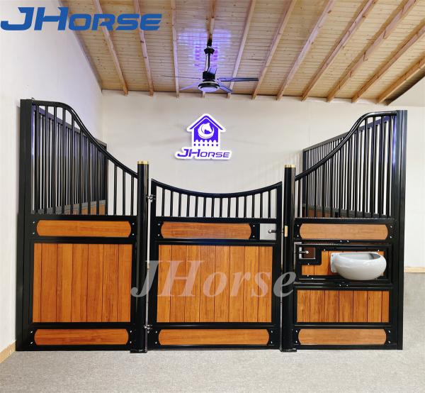 Buy cheap 2.2m Height Outdoor Horse Stalls Steel Structure Building Prefabricated from wholesalers