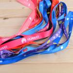 OEM Satin 1.5cm Cell Phone Holder Lanyard