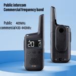 T37 Outdoors Low Power 0.5W/1W Free Witching Easy To Use Walkie Talkie