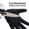 Buy cheap OEM Cut And Abrasion Resistant Gloves 18 Gauge Touch Screen Mechanics Gloves from wholesalers