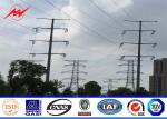 14.5m Overall Height Tapered Steel Utility Pole With 3mm Thickness 1250kg Load