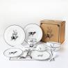 Buy cheap Matte Crockery Dinner Ceramic Plate Sets Vaisselle Dish Restaurant Dinnerware Plates from wholesalers
