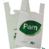 Buy cheap PLA Compostable Plastic T Shirt Shopping Bags Biodegradable Eco Friendly from wholesalers