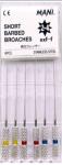 Stainless Steel Endo Barbed Broach , Broach Dental Instrument High Precision
