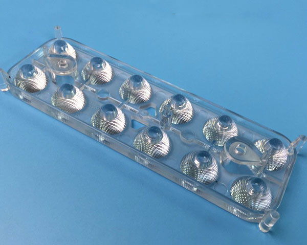 Acetal Copolymer POM Plastic LED Lamp Case Parts Injection Molding Custom Made