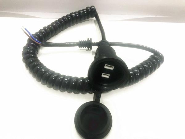 Buy cheap American standard 2pin black extension power cord without stopper 0.5m-10m copper power extension cable from wholesalers