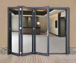 Sunrooms Glass Accordion Doors 3mm-12mm Interior Office Sliding Glass Doors