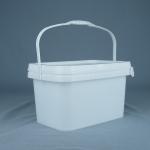 Chemical Resistance Food Grade PP Square Plastic Bucket Impact Resistant