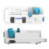 Buy cheap 0.1-0.5ml/H Ambulatory Infusion Pump 50ml Portable Digital Syringe from wholesalers