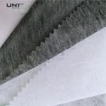 Non Woven Fusible Interlining Fabric Double Dot Coating For Men / Women'S Wear