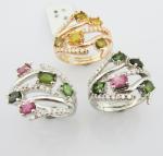 Fashionable Gemstone Rings In 925 Silver For Women Casual Party Wear Oval