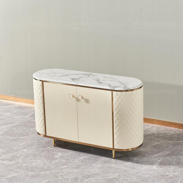 Buy cheap Modern 201 Stainless Steel Console Table With Drawer 0.46m3 from wholesalers