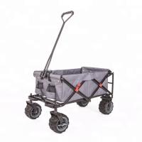 Buy cheap 80KG Large Capacity Collapsible Beach Wagon 8" PVC Wheel Rotates 360 Degree product