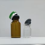 1-100ml Clear Amber Tubular Glass Vials Injection Glass Vials With Rubber