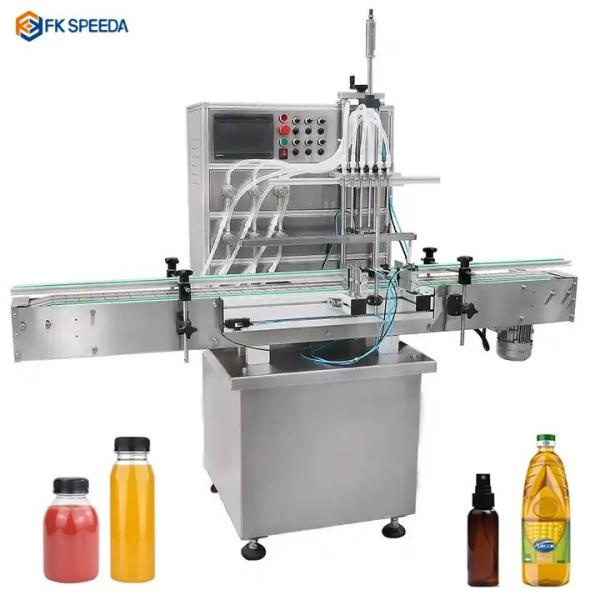 Buy cheap Automatic Magnetic Pump Liquid Filling Machine for Beer Juice Water Oil 1800mm 220V from wholesalers