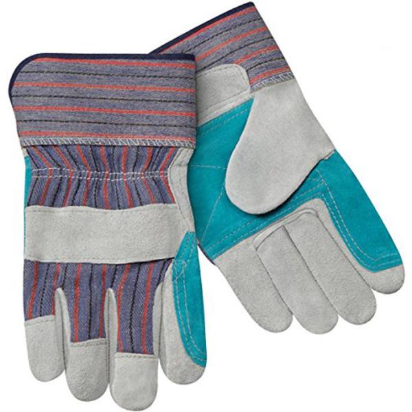 Buy cheap Pasted Cuff Split Cowhide Leather Gloves 10.5 Inch from wholesalers
