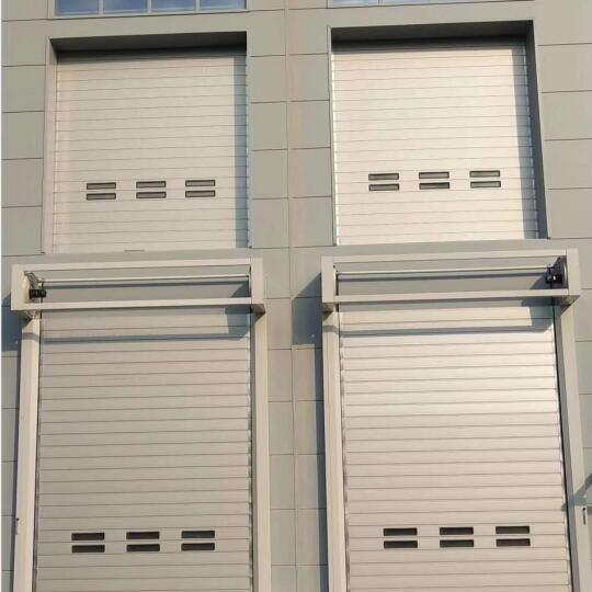 Quality Aluminum Panel Government 220mm Spiral Doors High Speed Spiral Door for sale