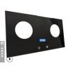 Buy cheap OEM Logo Printing Flat 2 Holes 6mm gas Stove Tempered Glass from wholesalers