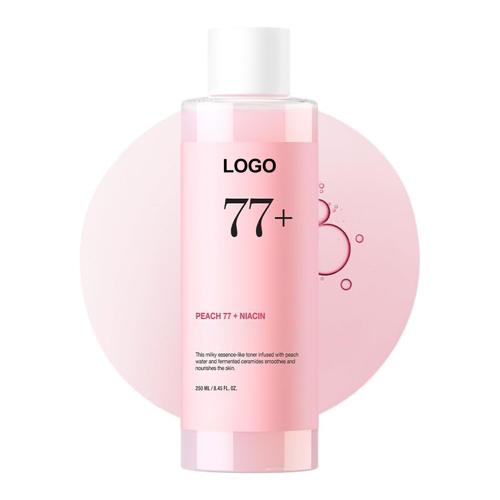 OEM / ODM Private Brand Annua Peach 77% Nicotinamide Essence Moisturizing Skin Soothing Refreshing Skin Care Toner
