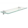 Buy cheap Industrial Wall Mounted Fanshaped Rectangle Tempered Glass Shelves for Bathroom from wholesalers