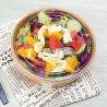 Buy cheap ODM/OEM Emballages Alimentaires Round Brown Biodegradable Eco-Friendly Take Away Salad Fast Kraft Paper Packaging Bowl from wholesalers