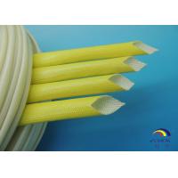Buy cheap -40℃ ~ 155℃ F Class Oil Resistant Braided Acrylic Fiberglass Sleeving For Carton product