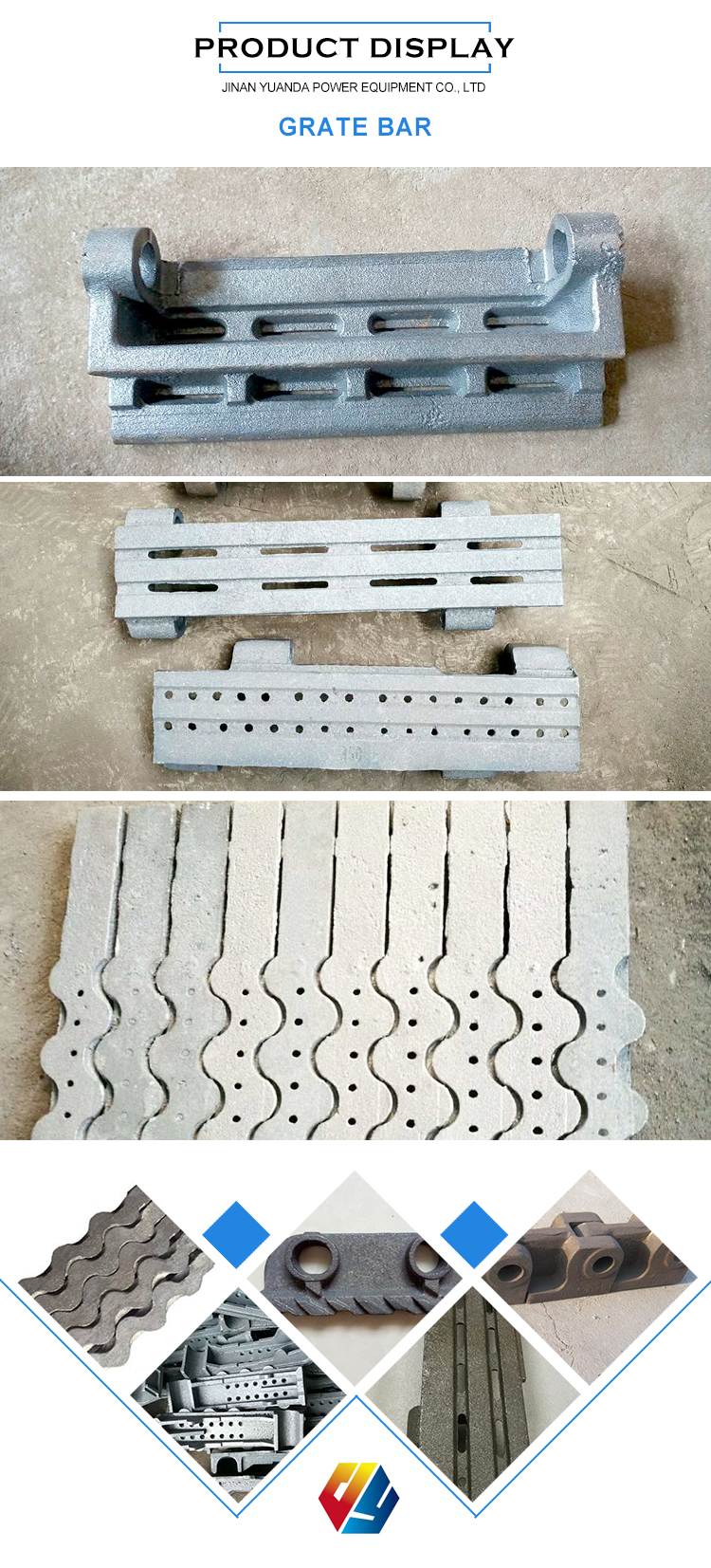 Travelling Chain Grate Bar For High Pressure Gas Burners Boilers