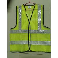 Buy cheap PVC Tape Safety Vest Net 50/60 Grams Breathable Mesh Safety Vest product