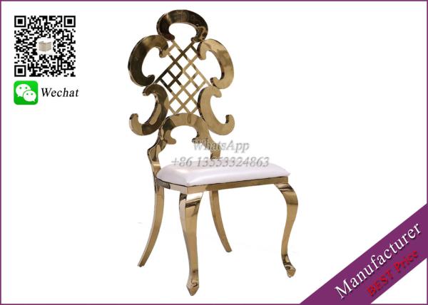 Buy cheap Gold Stainless Steel Wedding Chairs For Sale WIth Furniture Exporter (YS-80) from wholesalers