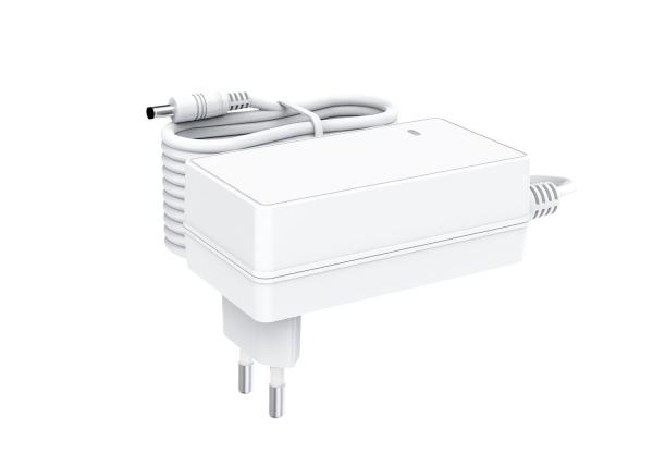 Quality 45W Max EU Plug CE Certified 12V 14.5V 16.8V Lithium / Lead-Acid Battery Charger 21V 42V Power Supply for sale