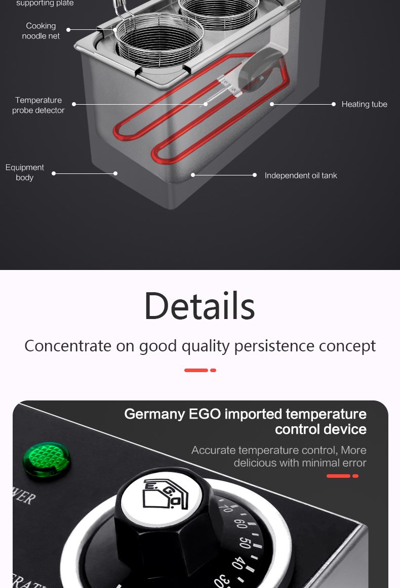 2kW Electric Stainless Steel Automatic Pasta Cooker Basket/Noodle Cooking Machine TEN-2