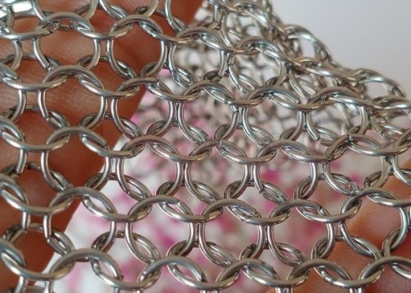 Buy cheap 304 Stainless Steel Welded Ring Mesh Curtain For Separating Interiors from wholesalers