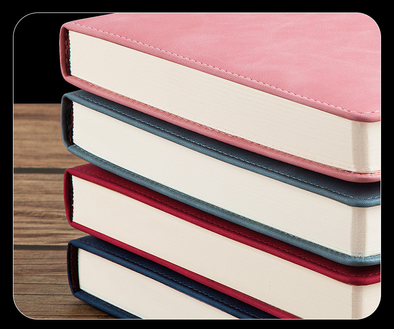 Personalized Custom Logo Pu Leather A5 Size Notebook Cover Custom Color and Promotion