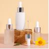 Buy cheap Luxury 1oz 2oz 20ml 30ml 50ml Cosmetic Empty Flat Shoulder Serum Essential Oil Glass Dropper Bottle from wholesalers