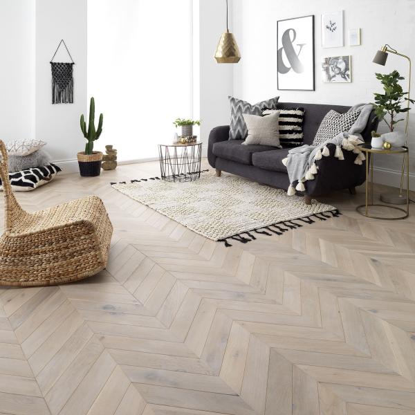 Buy cheap Eco-Friendly Fishbone Oak Engineered Wood Flooring Durable and Stylish for Living Room from wholesalers