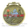 Buy cheap Metal sports medal with ribbon lace, personalized metal ribbon medals and medallions from wholesalers